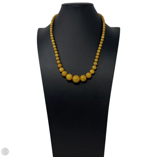 Sterling Silver & Yellow Jasper Beaded Necklace By Mine Finds By Jay King