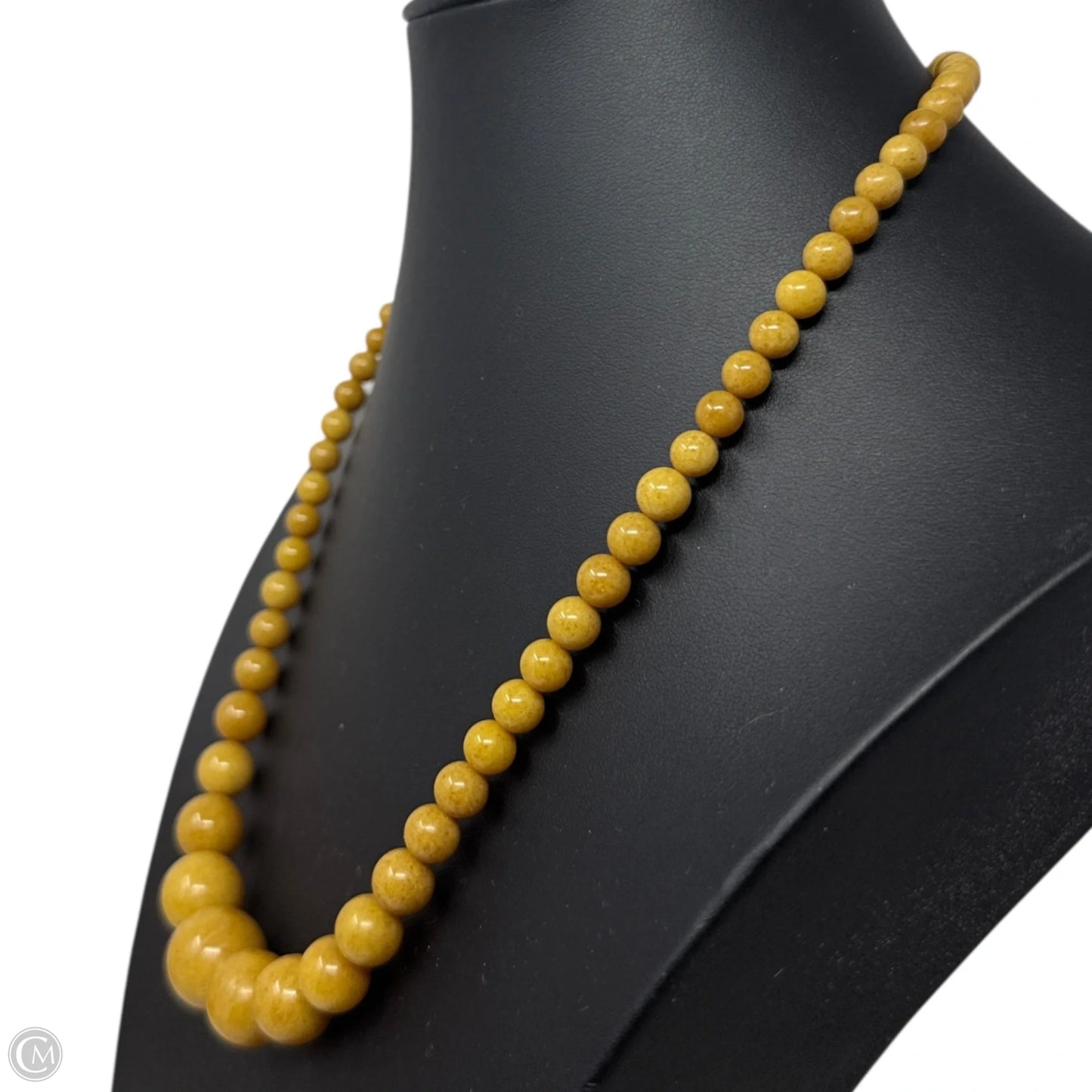 Sterling Silver & Yellow Jasper Beaded Necklace By Mine Finds By Jay King