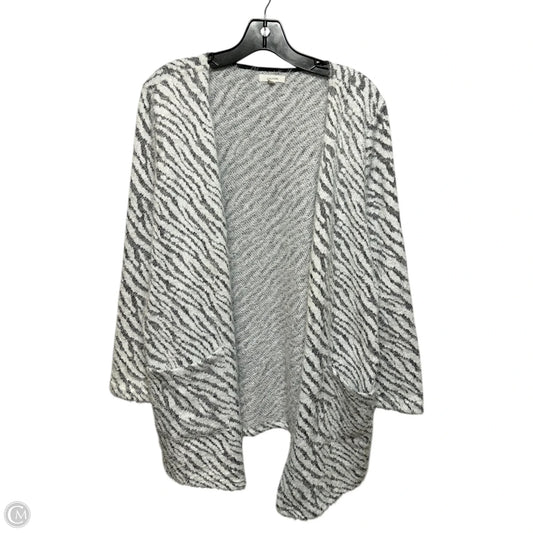 Eyelash Zebra Sweater Cardigan By Maurices In Animal Print, Size: Xl