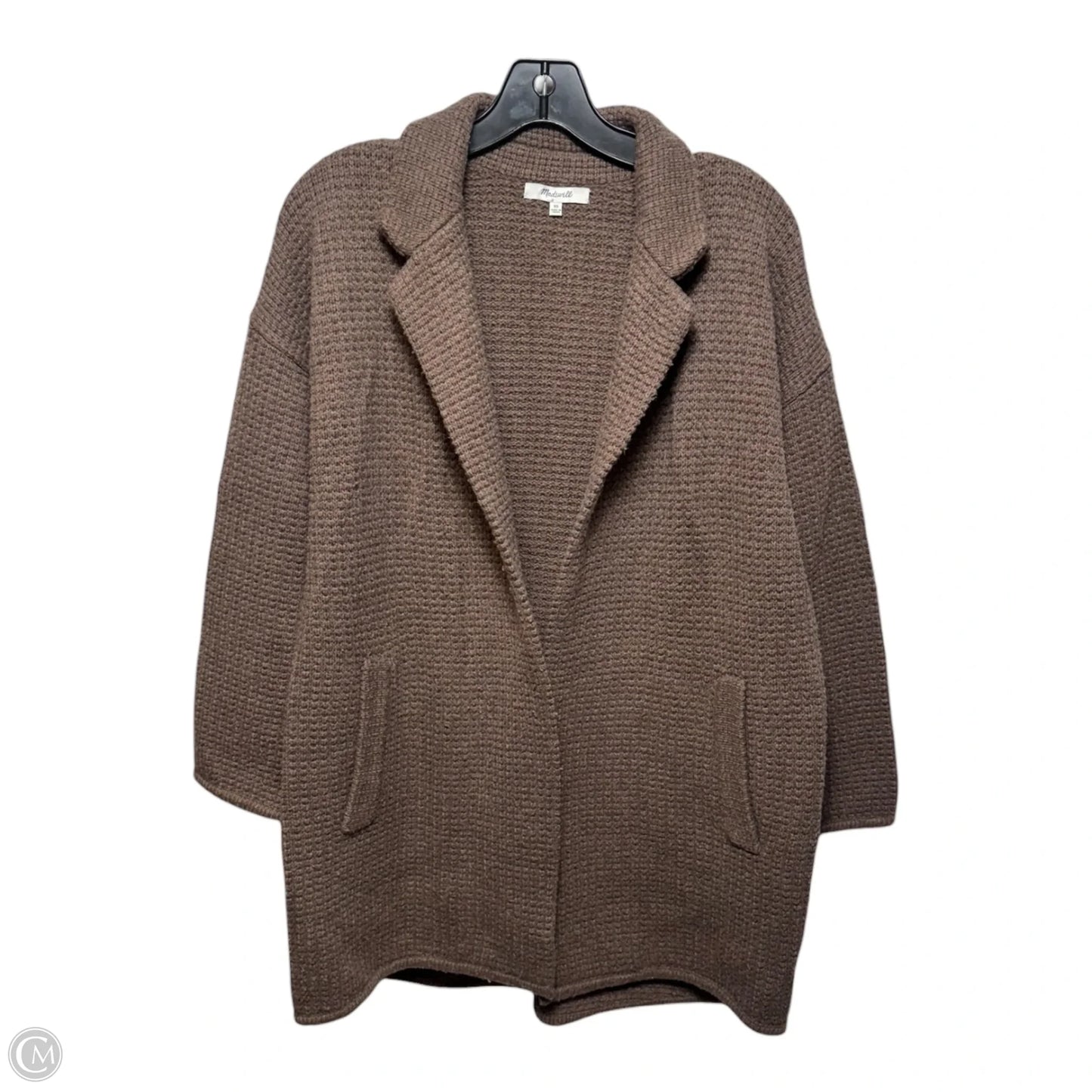 Merino Wool Blend Sweater Cardigan By Madewell In Brown, Size: Xs
