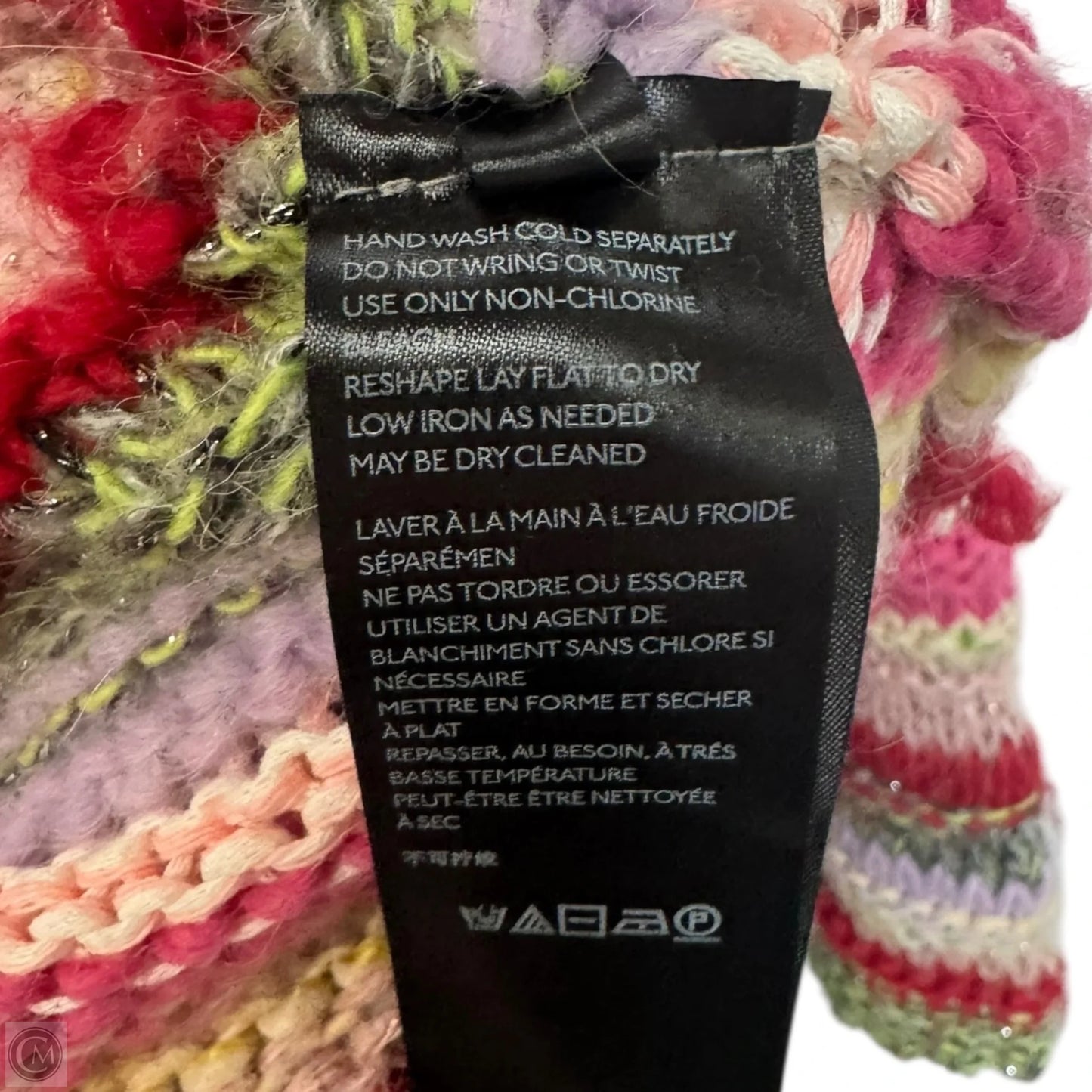 Candice Bell Sleeve Sweater By Anthropologie In Multi-colored, Size: M/L