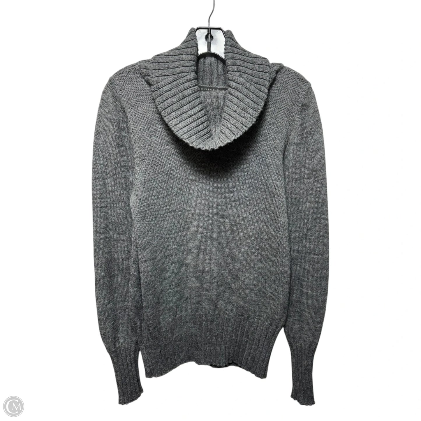Alpaca Sweater By Aldo Fernando In Grey, Size: L