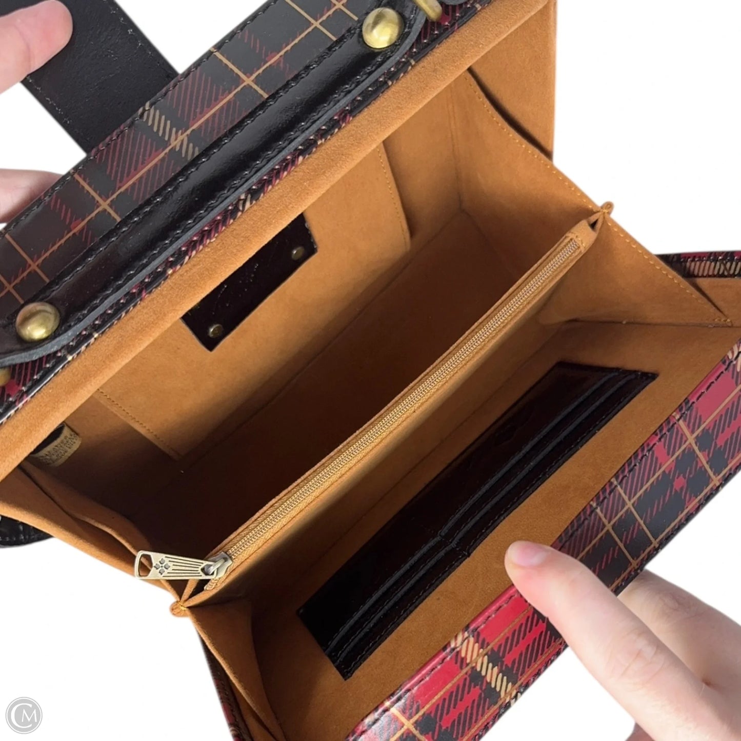 Tauria Tartan Box Bag Designer By Patricia Nash, Size: Small