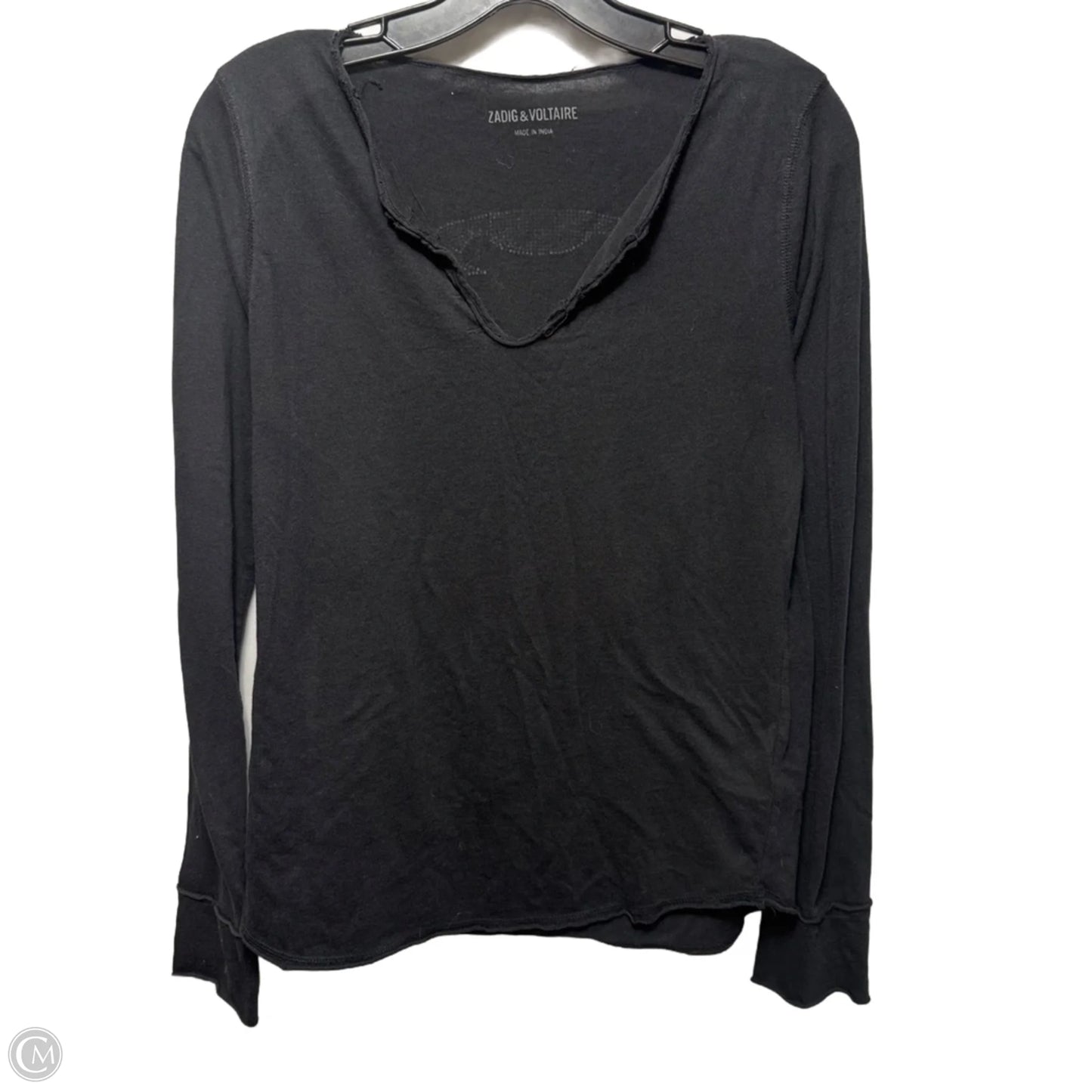Skull Top Long Sleeve By Zadig And Voltaire In Black, Size: M