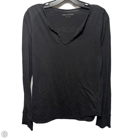 Skull Top Long Sleeve By Zadig And Voltaire In Black, Size: M