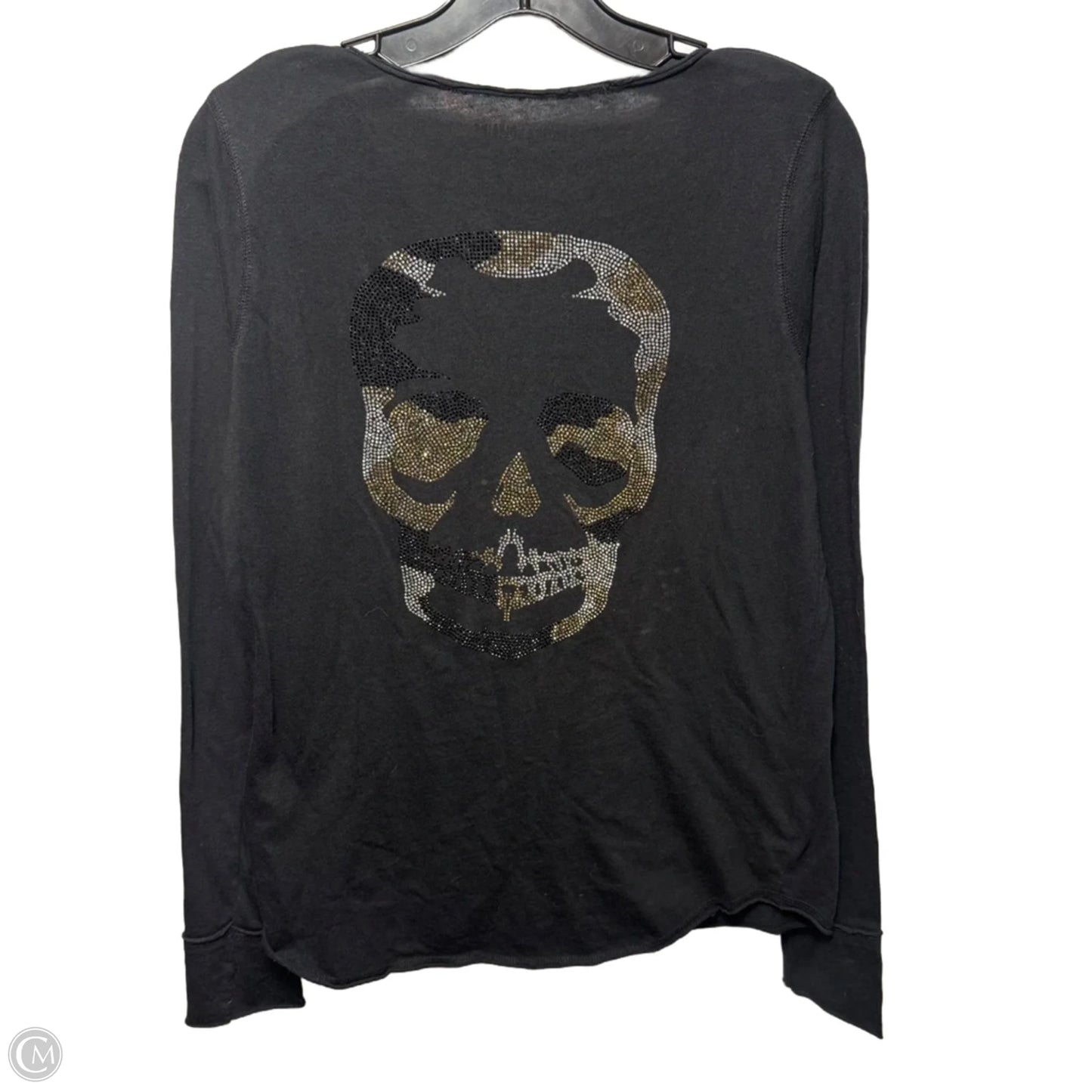 Skull Top Long Sleeve By Zadig And Voltaire In Black, Size: M