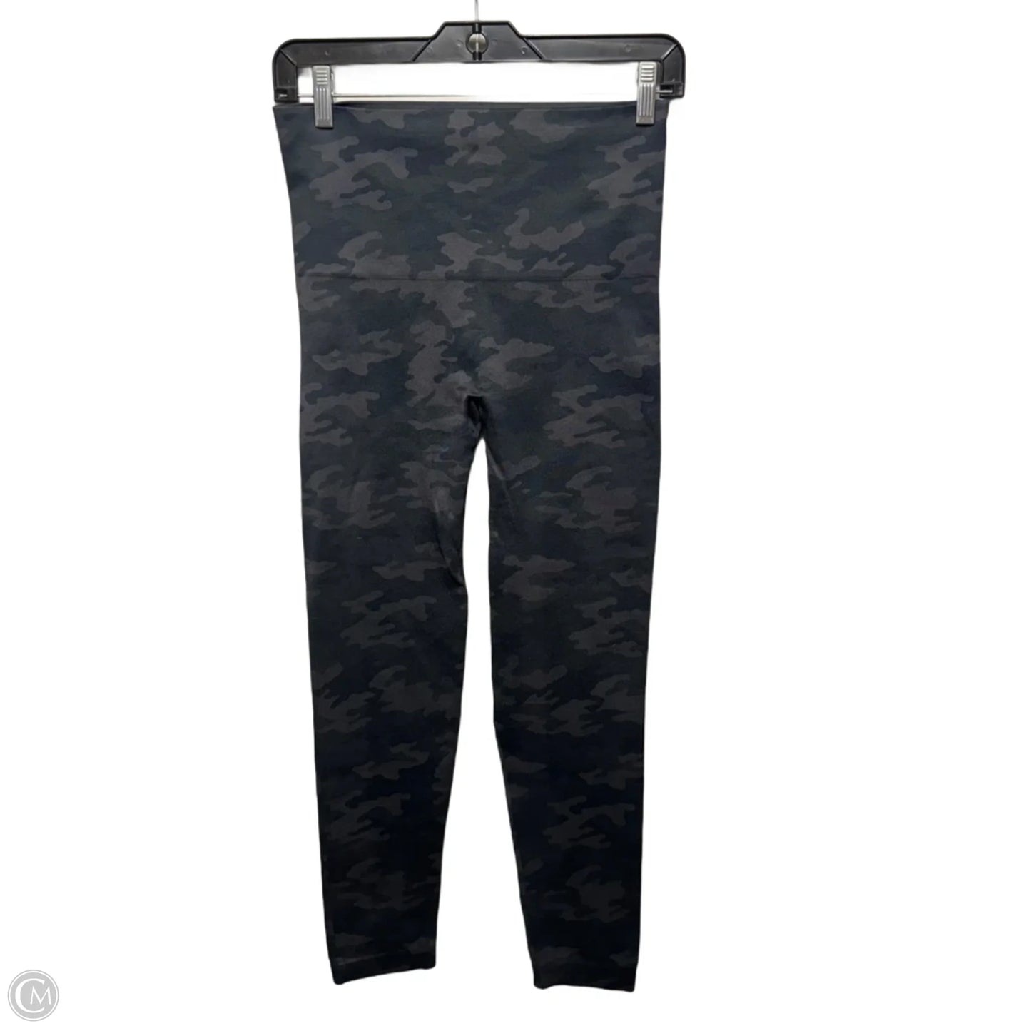 Athletic Leggings By Spanx In Camouflage Print, Size: L