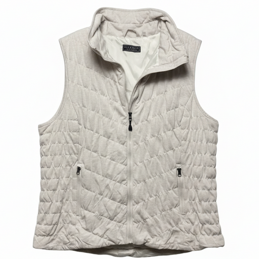 Vest Puffer & Quilted By Bagatelle In Taupe, Size: 2x