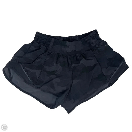 Athletic Shorts By Lululemon In Camouflage Print, Size: 4