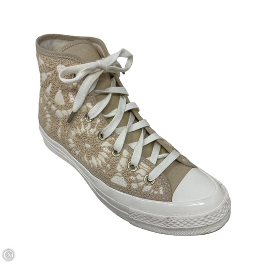 Daisy Cord Shoes Sneakers By Converse In Cream & Tan, Size: 7.5