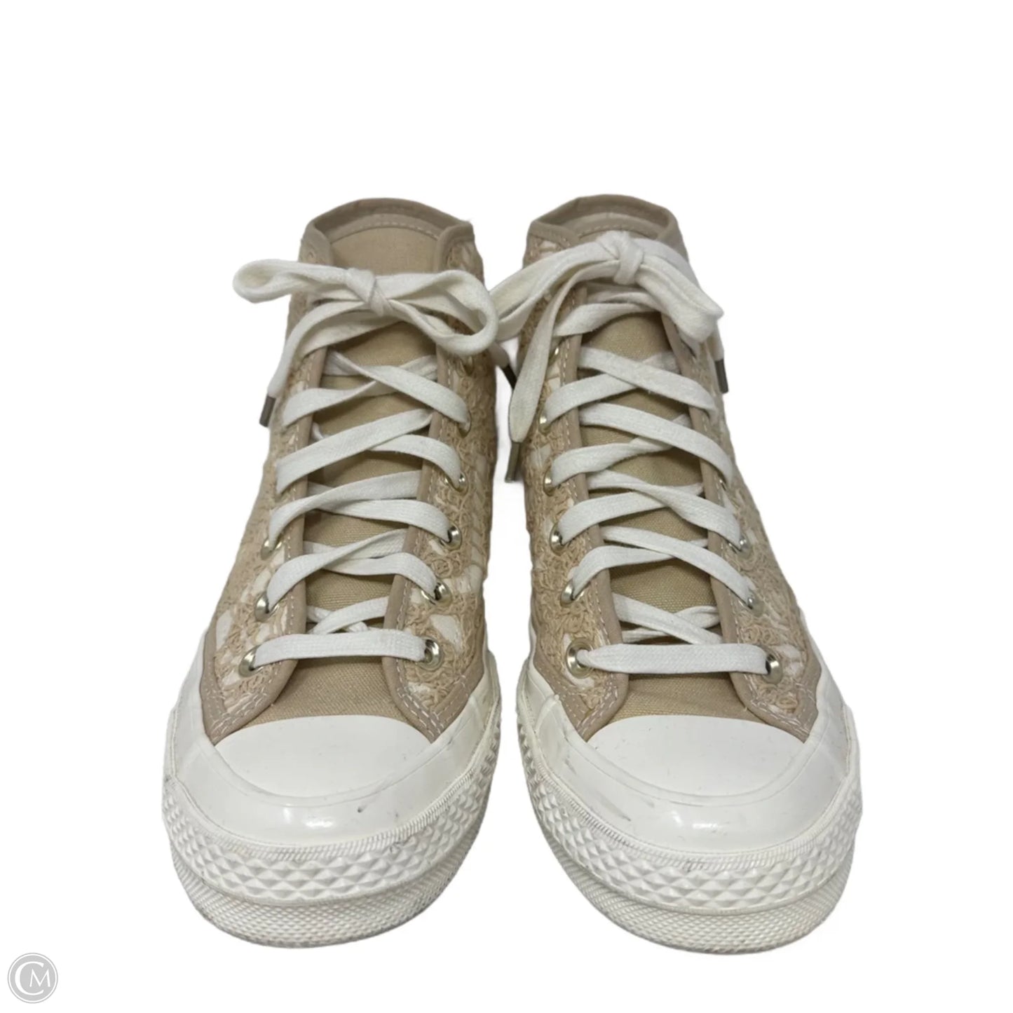 Daisy Cord Shoes Sneakers By Converse In Cream & Tan, Size: 7.5