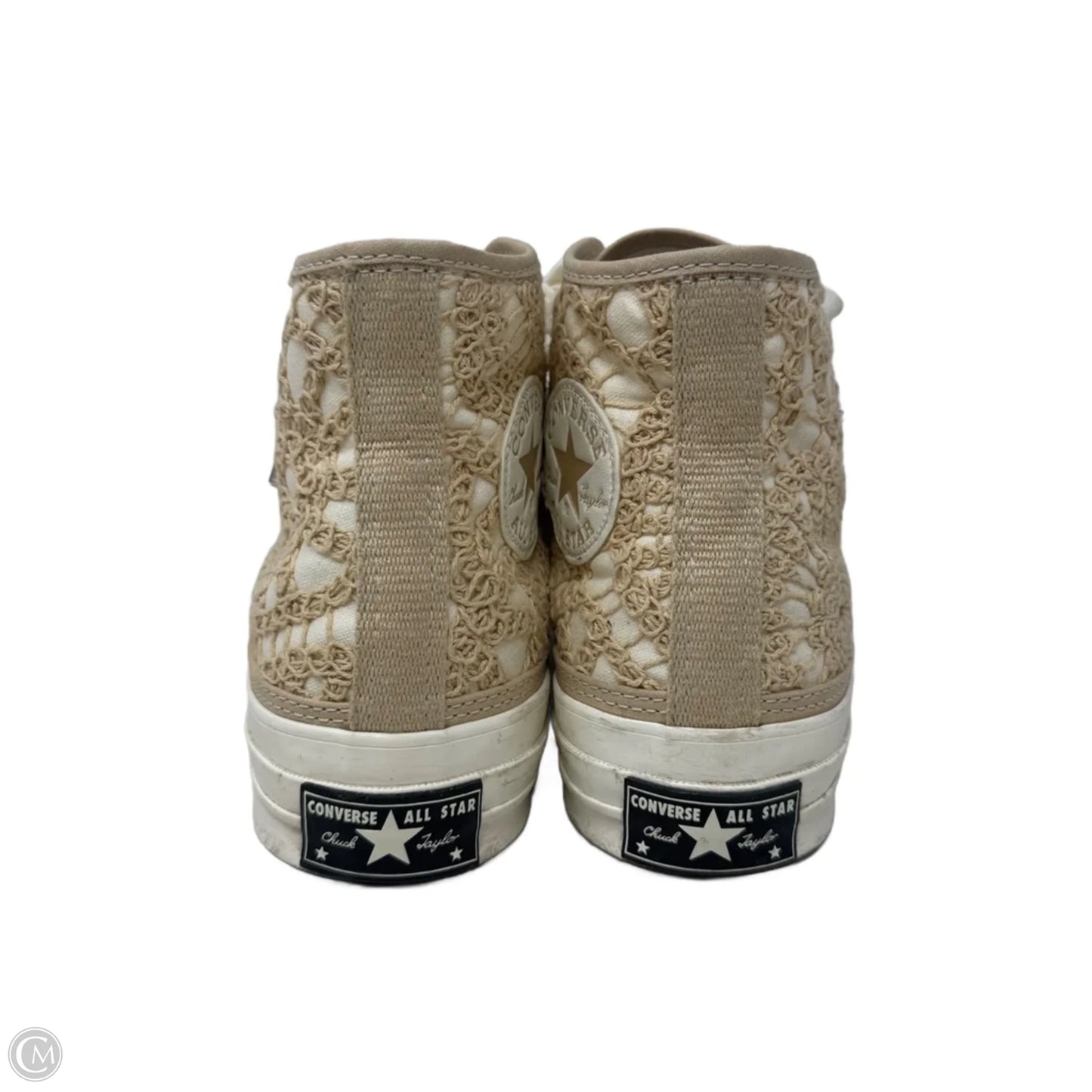 Daisy Cord Shoes Sneakers By Converse In Cream & Tan, Size: 7.5