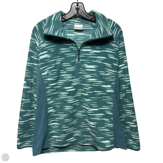 Athletic Fleece By Columbia In Green & Grey, Size: Xl