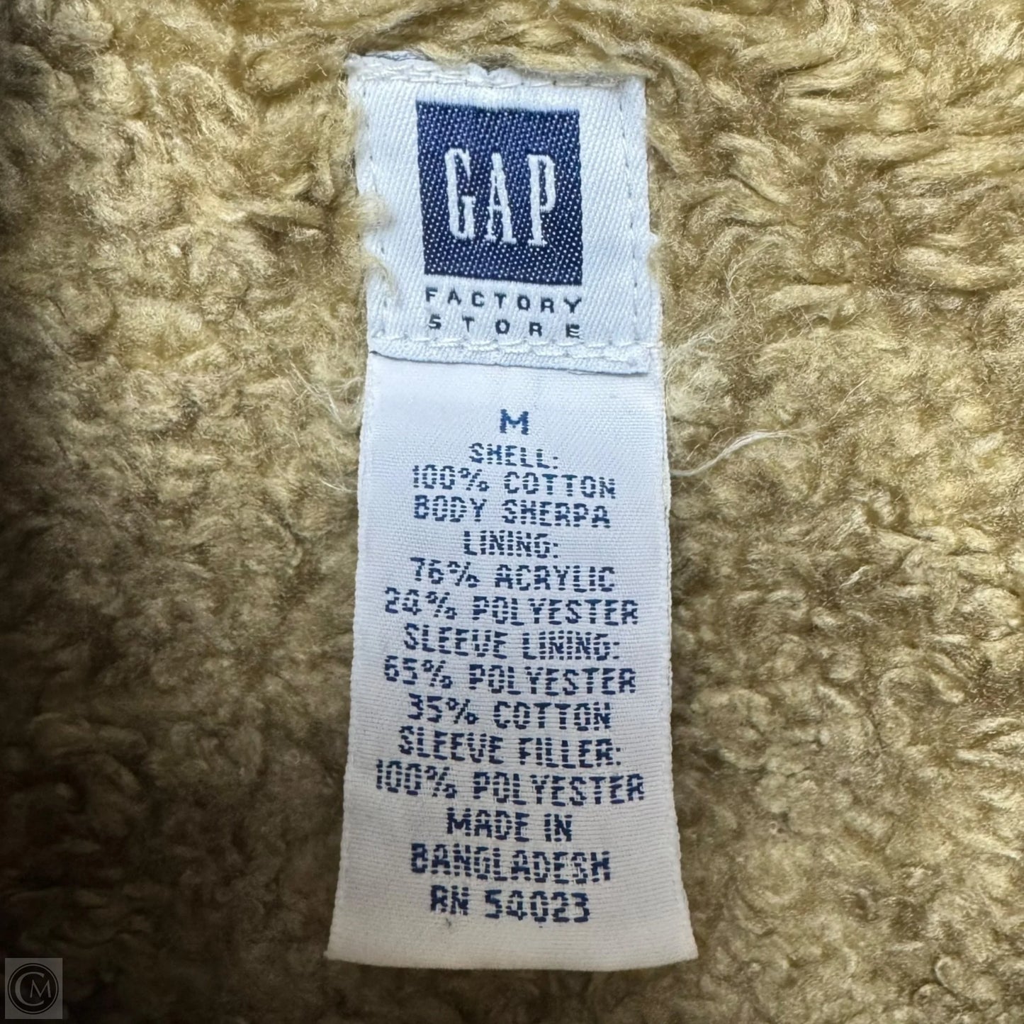 Jacket Denim By Gap In Blue Denim, Size: M