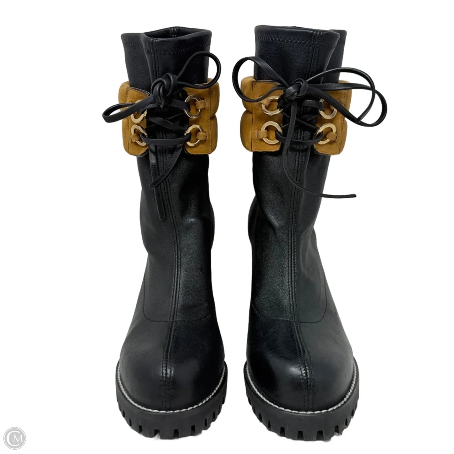 Bronwyn Ankle Boots Designer By Stuart Weitzman In Black, Size: 7