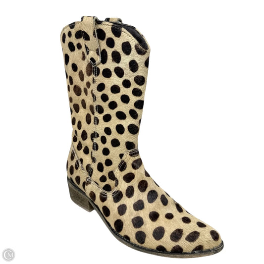Ashley Leopard Dot Western Boots By Academie In Dot Pattern, Size: 9
