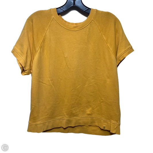 Top Short Sleeve By Lou And Grey In Yellow, Size: M