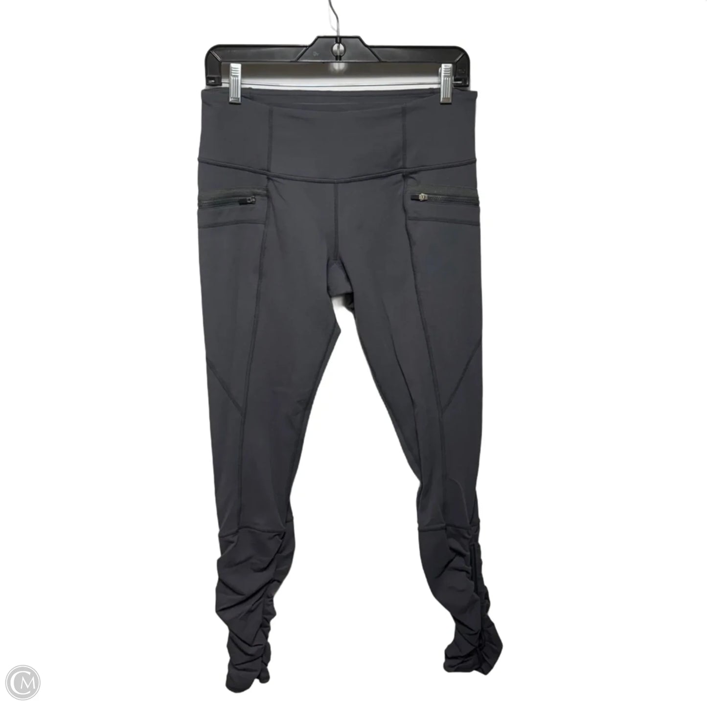 Athletic Leggings By Lululemon In Grey, Size: 10