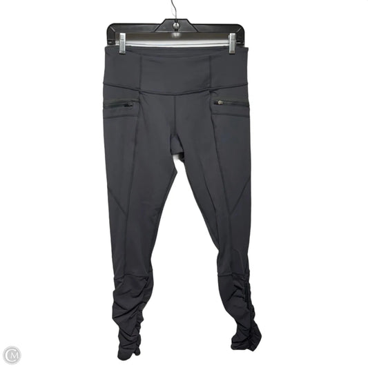 Athletic Leggings By Lululemon In Grey, Size: 10