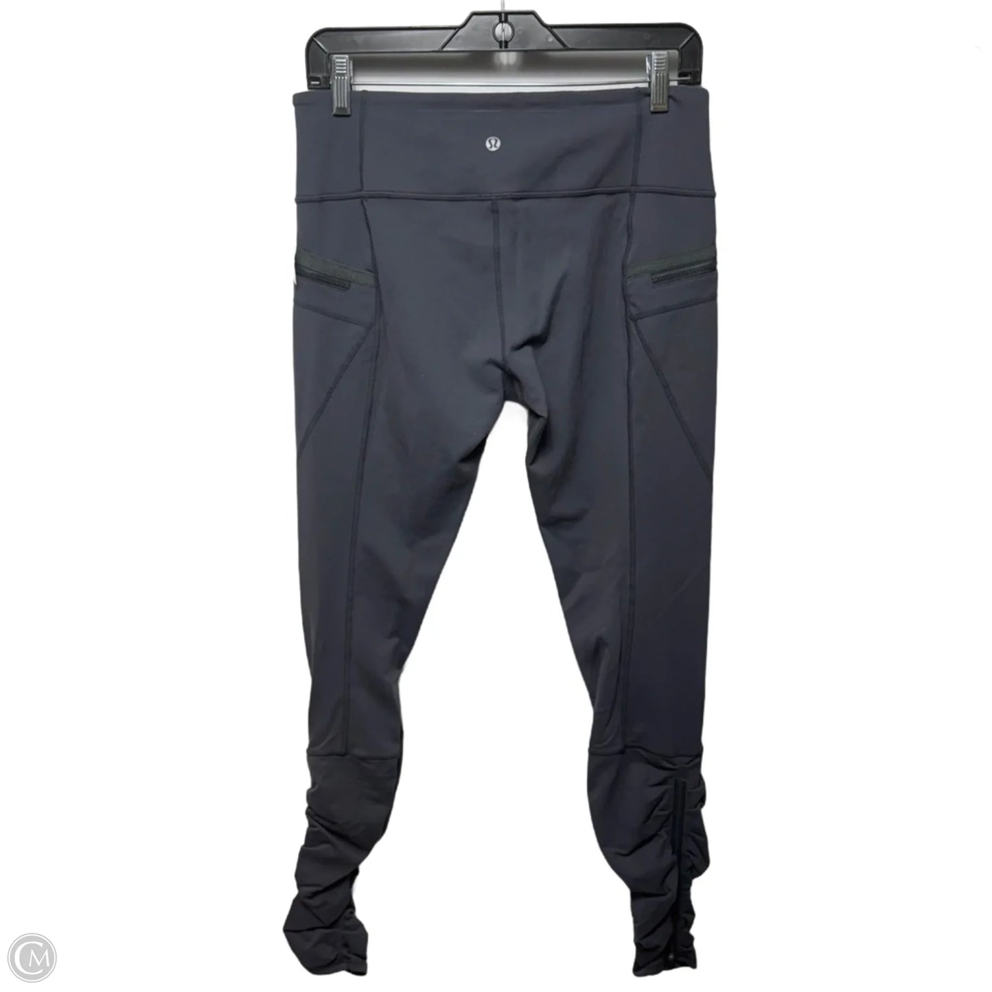 Athletic Leggings By Lululemon In Grey, Size: 10