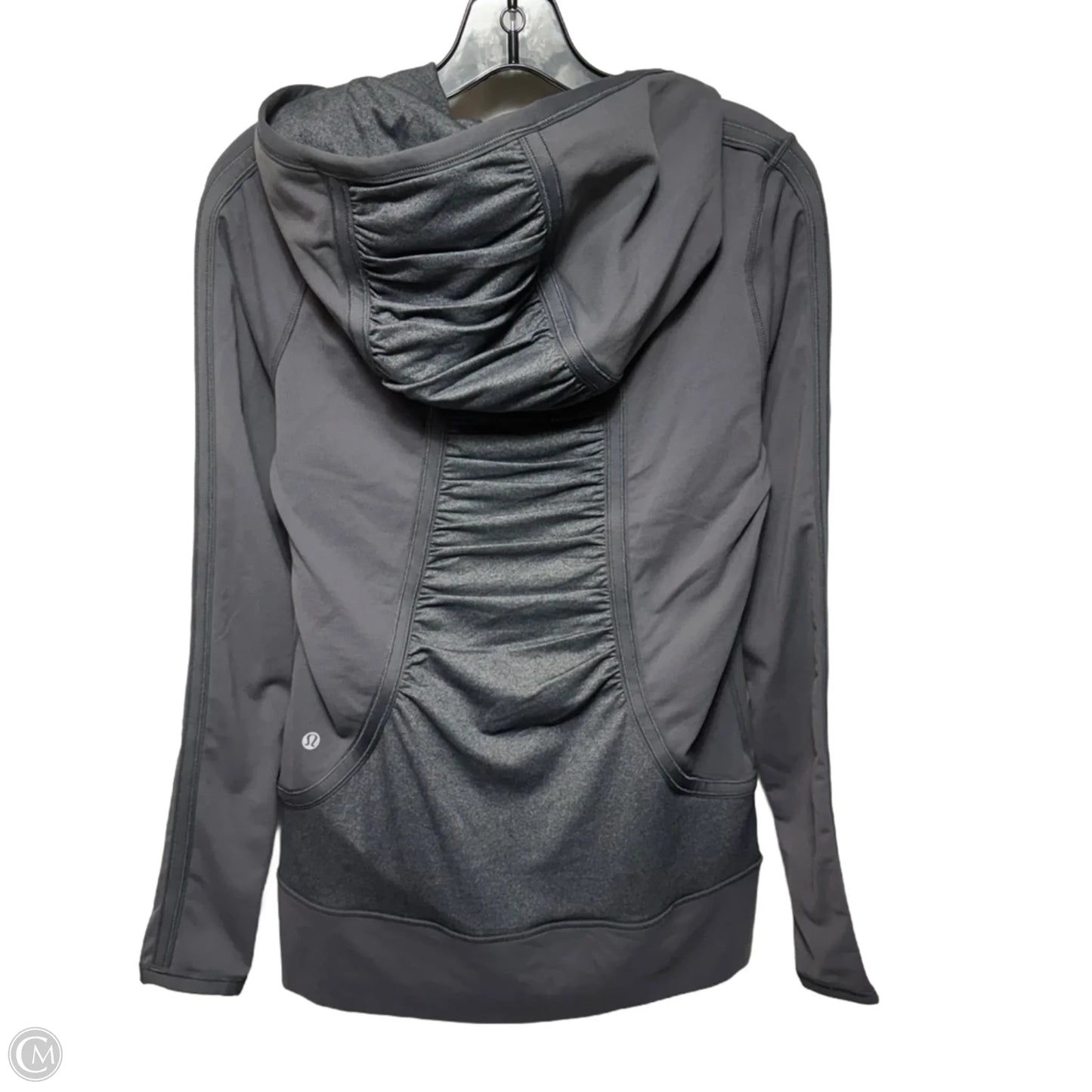 Athletic Jacket By Lululemon In Grey, Size: 10