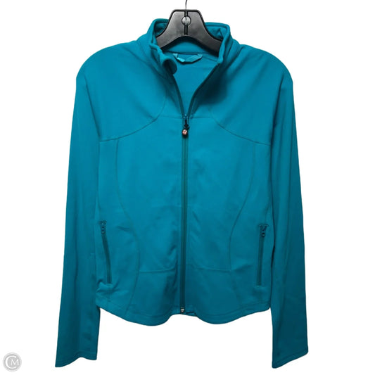 Athletic Jacket By Lululemon In Teal, Size: 10