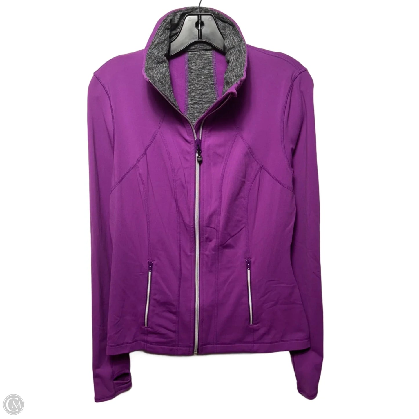 Athletic Jacket By Lululemon In Purple, Size: 10