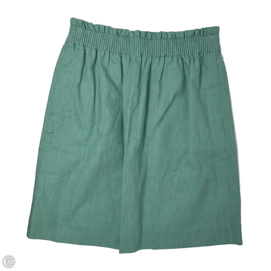 Skirt Mini & Short By J. Crew In Green, Size: 0
