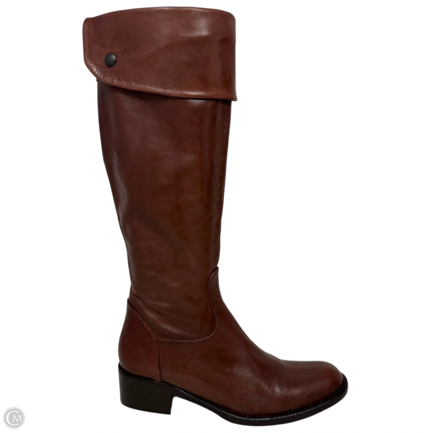 Wales Low Heel Leather Boots By Sesto Meucci In Brown, Size: 6