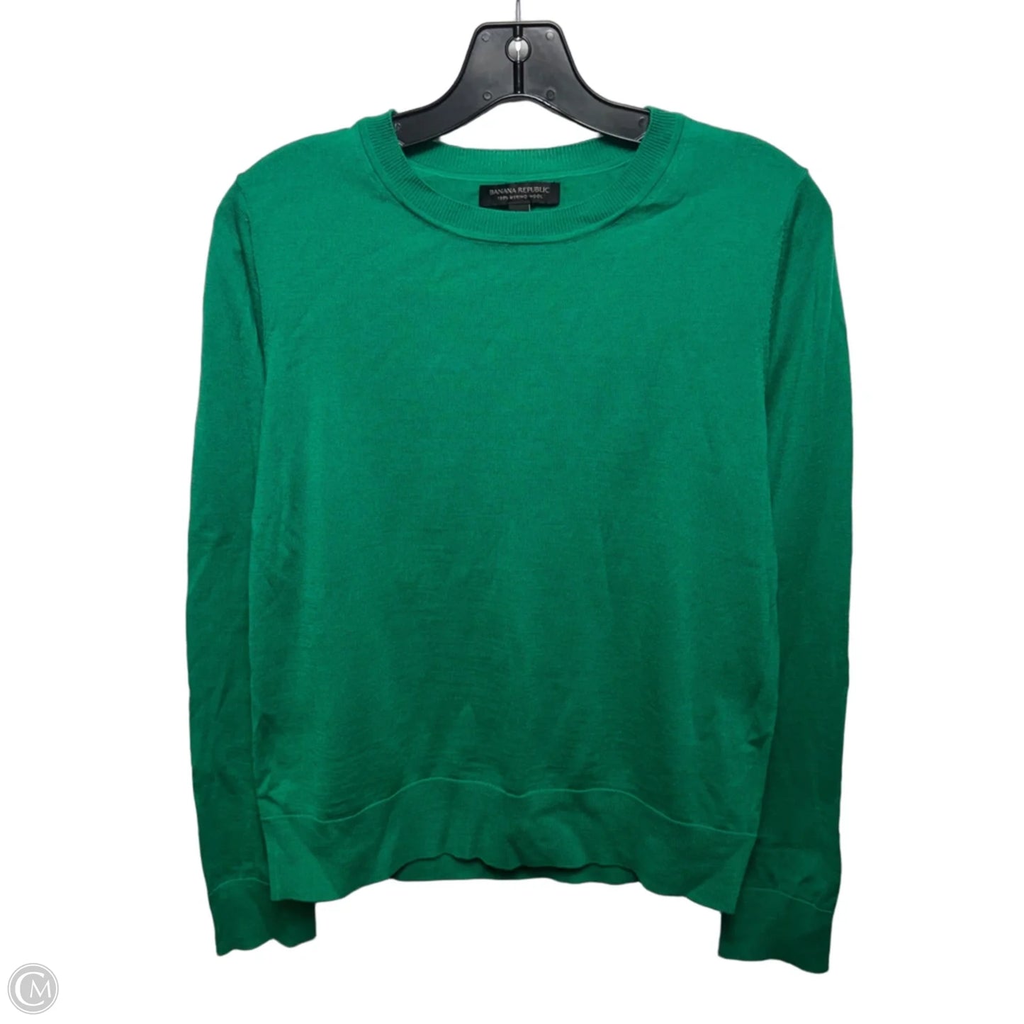 Merino Wool Sweater By Banana Republic In Green, Size: M