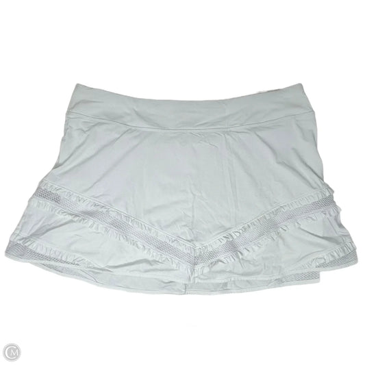 Skort Designer By Lilly Pulitzer In White, Size: Xl