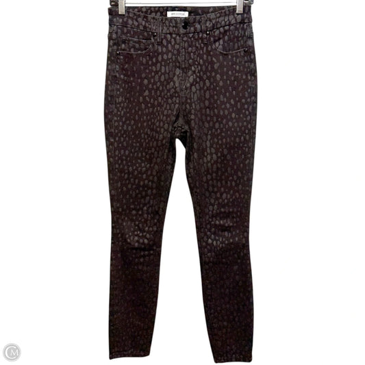 Good Legs Crop Skinny Jeans By Good American In Black Leopard, Size: 2