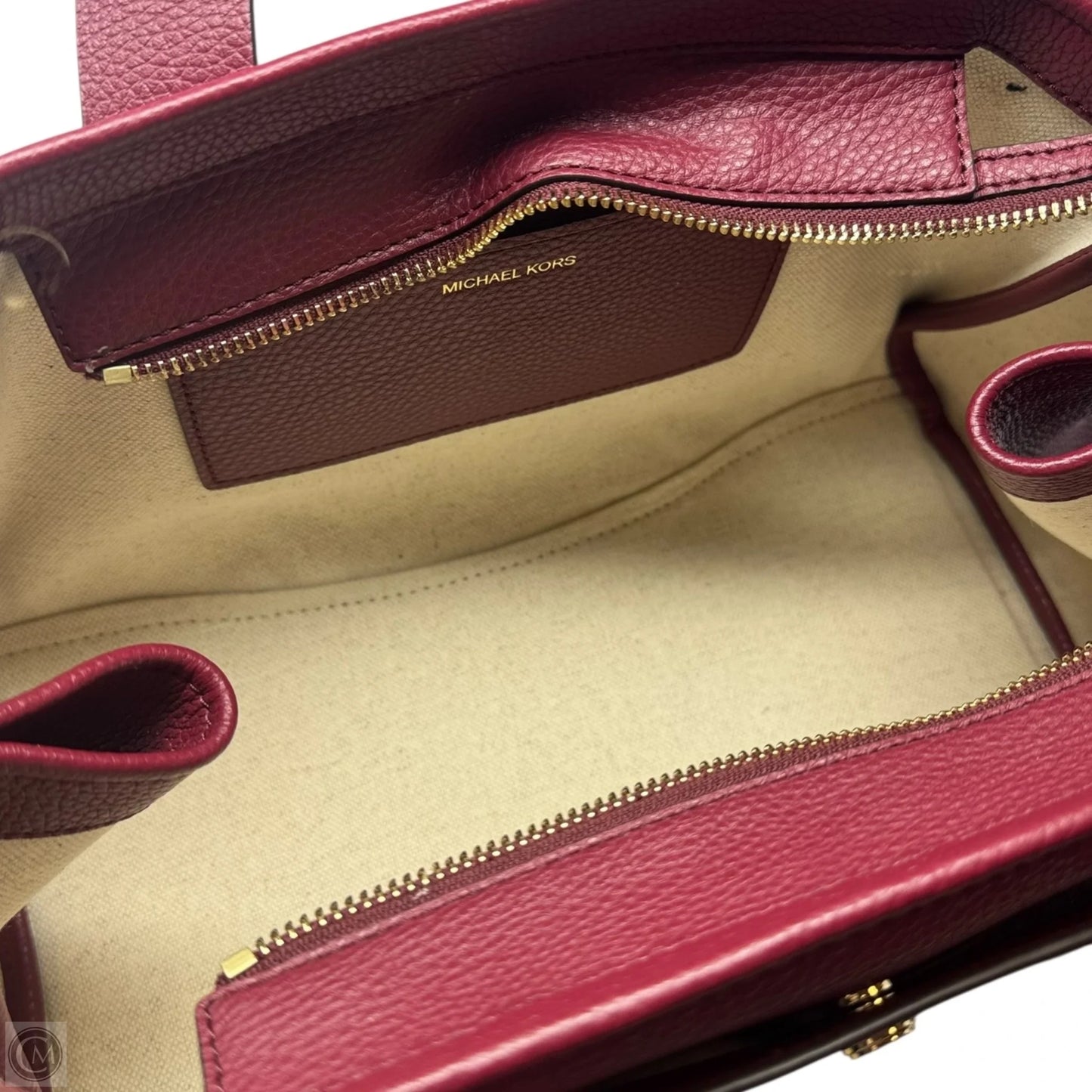 Romee Satchel Handbag Designer By Michael Kors, Size: Medium