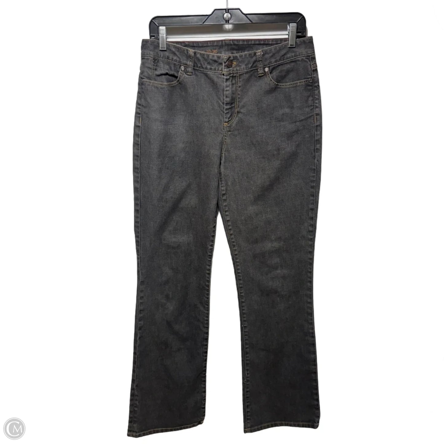 Jeans Boot Cut By Talbots In Black, Size: 10