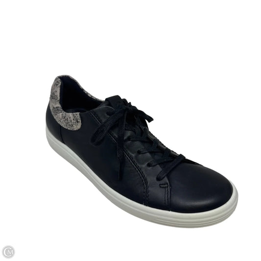 Shoes Flats By Ecco In Black, Size: 12