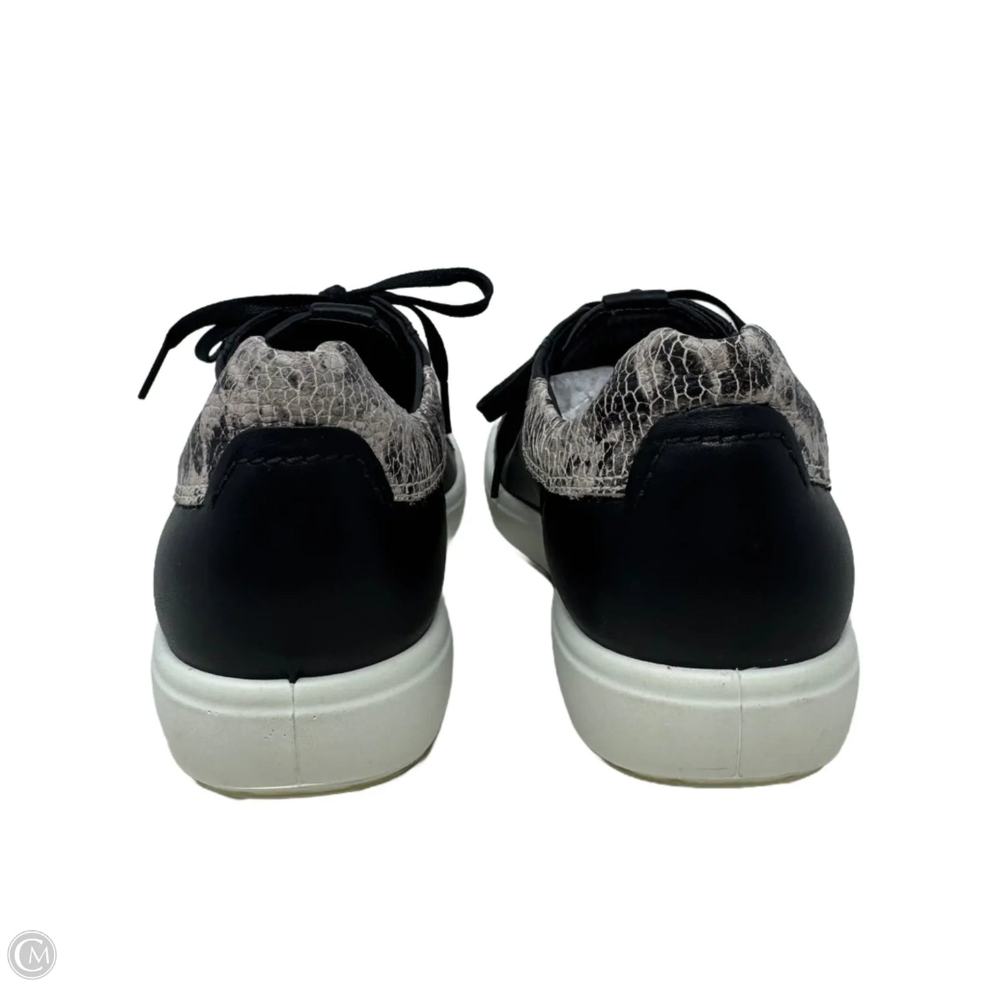 Shoes Flats By Ecco In Black, Size: 12