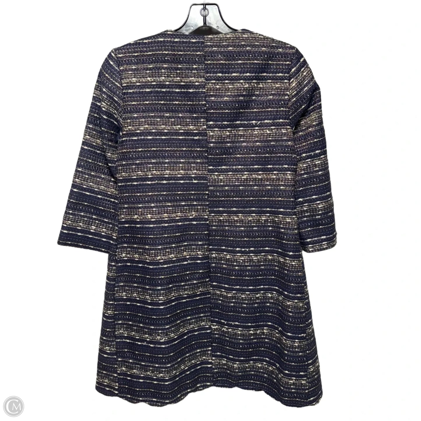 Harris Coat Designer By Lilly Pulitzer In Blue & Gold, Size: S