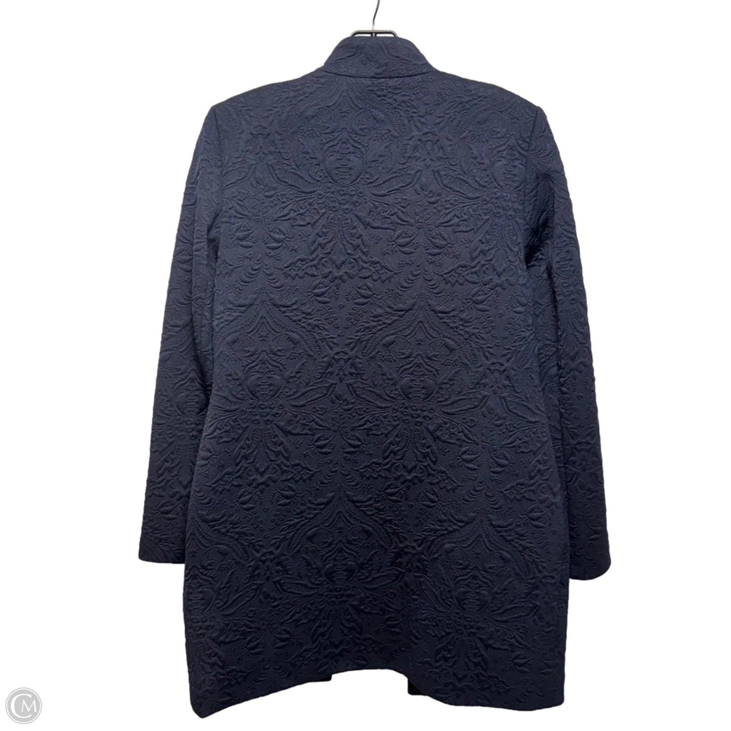 Textured Jacket Other By Chicos In Navy, Size: 4