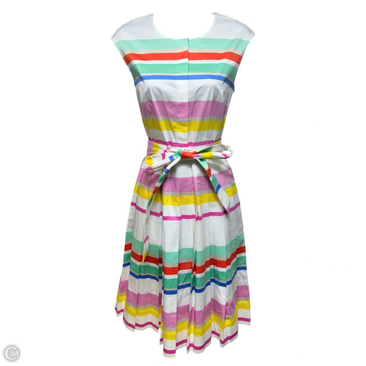 Cape Stripe Shirt Dress Designer By Kate Spade In Striped Pattern, Size: 6