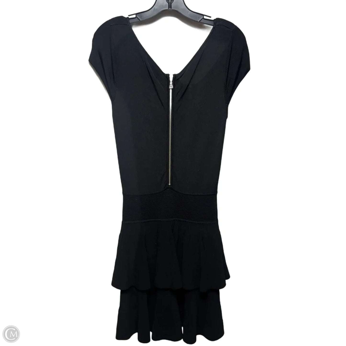 Knit Layered Dress Designer By Milly In Black, Size: S