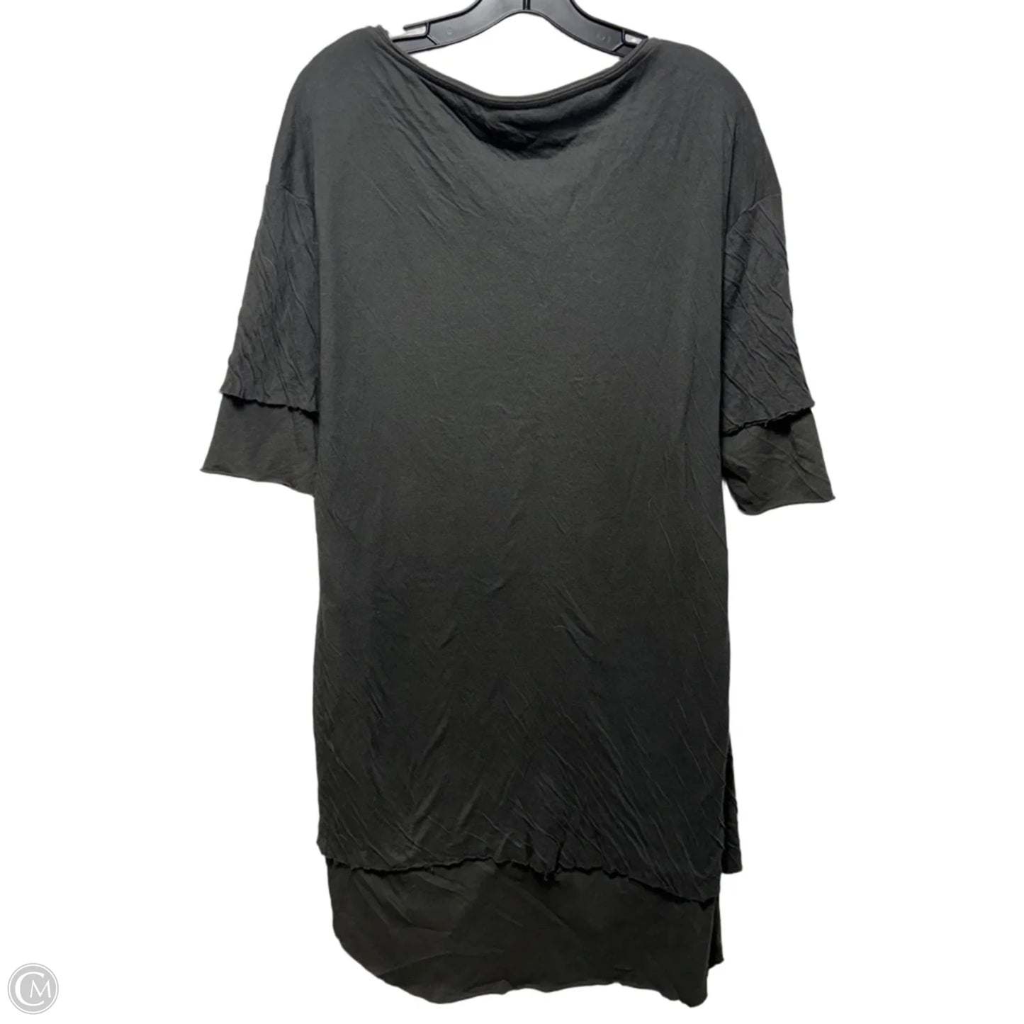 Layered Shirt Dress Casual Midi By Thom Krom In Grey, Size: Xl