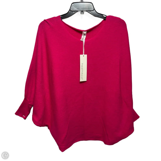 Sweater By Heathmoor In Pink, Size: L
