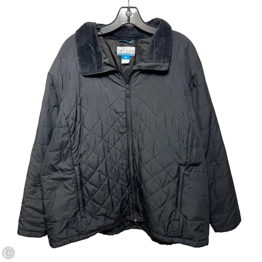 Jacket Puffer & Quilted By Columbia In Black, Size: 3x
