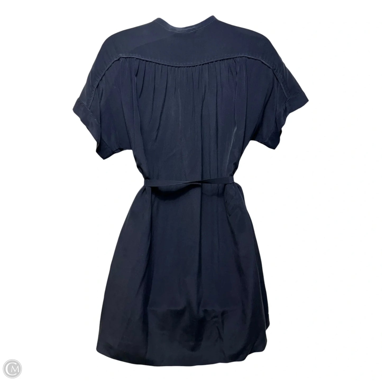 Silk Belted Dress Casual Short By Calypso St Barth In Navy, Size: XS