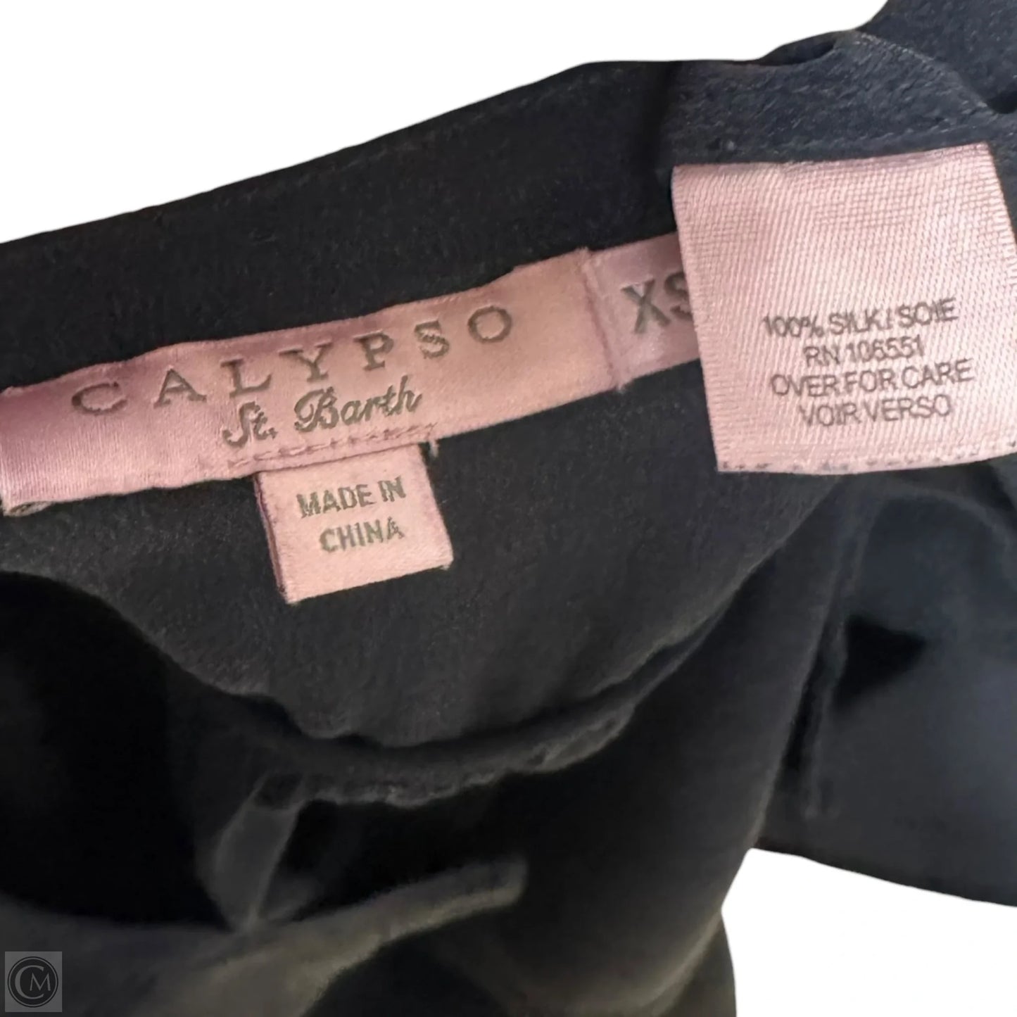 Silk Belted Dress Casual Short By Calypso St Barth In Navy, Size: XS