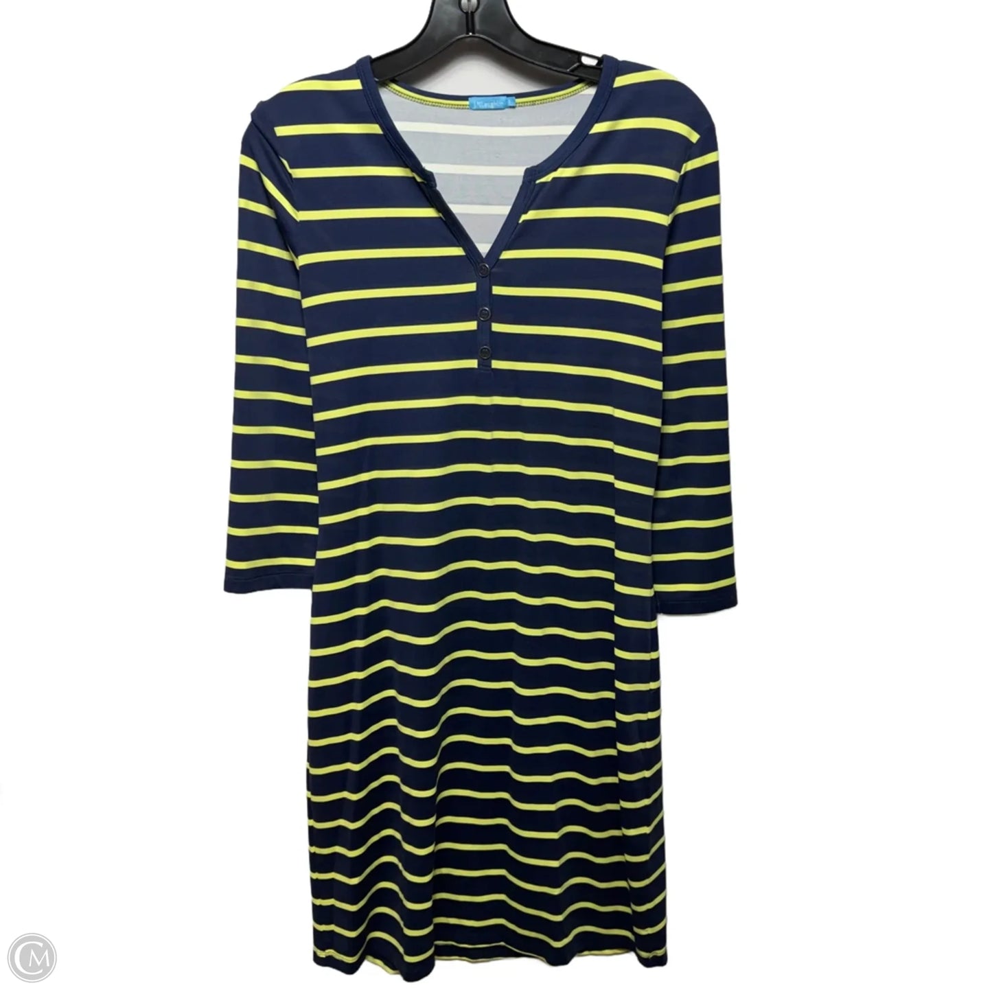 Dress Casual Midi By J Mclaughlin In Striped Pattern, Size: S