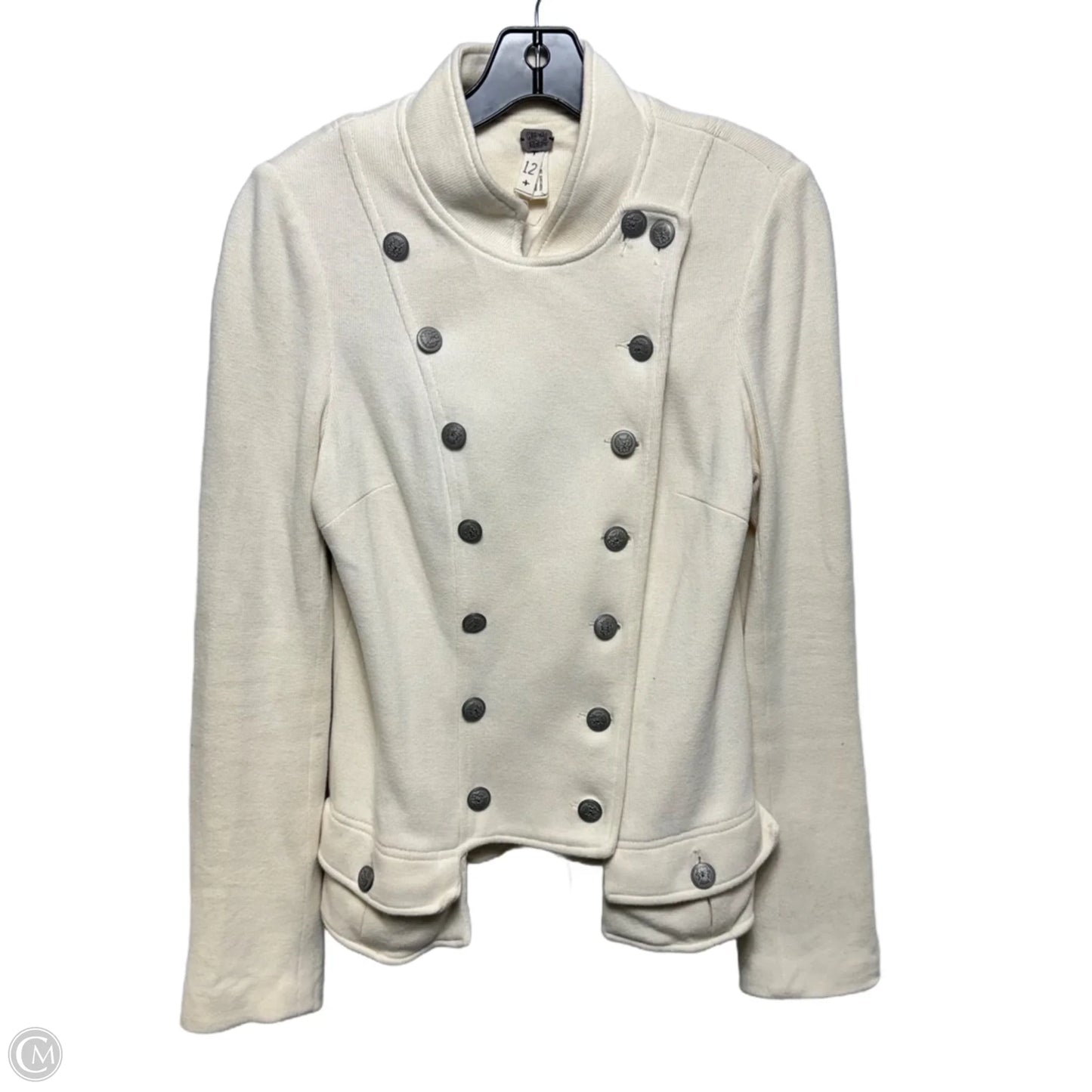 Majorette Military Knit Jacket By We The Free In Cream, Size: 12