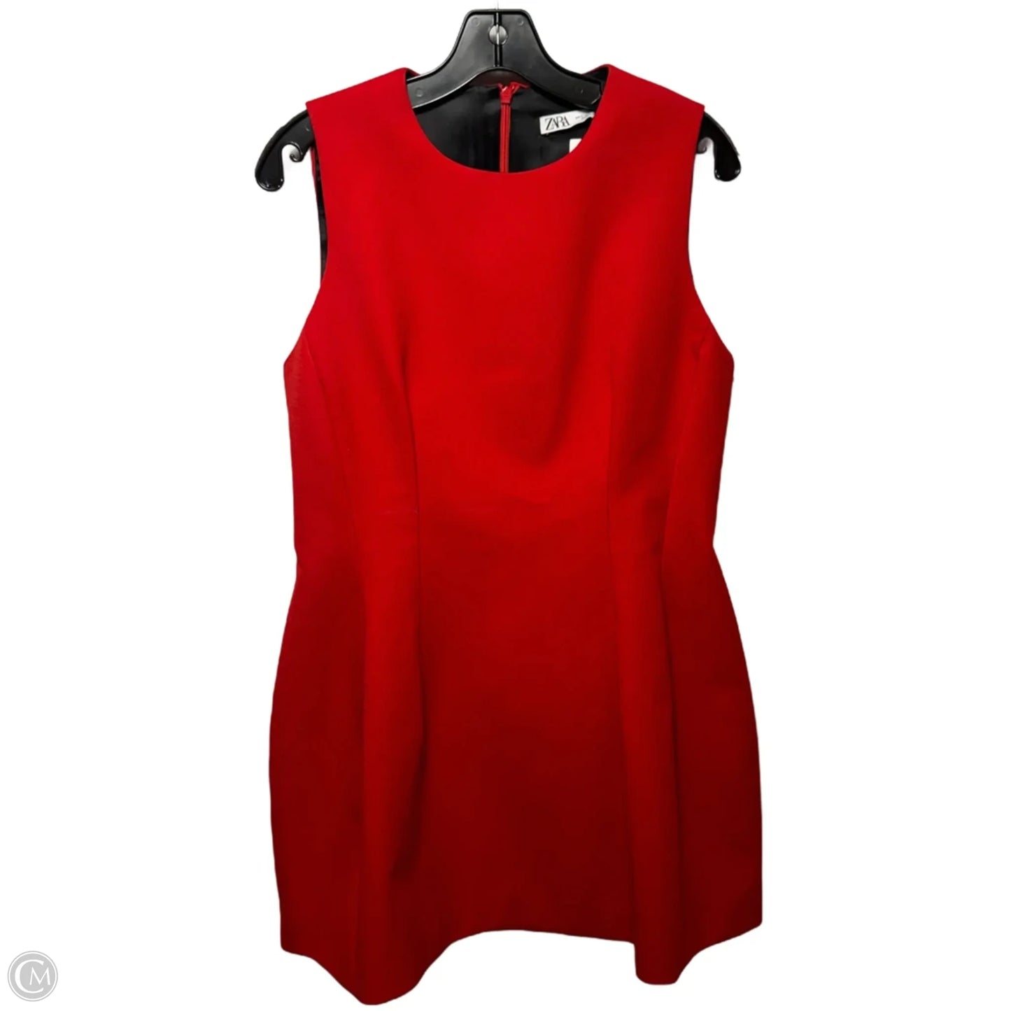 Mini Shift Dress By Zara In Red, Size: L
