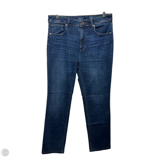 High Rise Straight Leg Jeans By J. Jill In Blue Denim, Size: 8