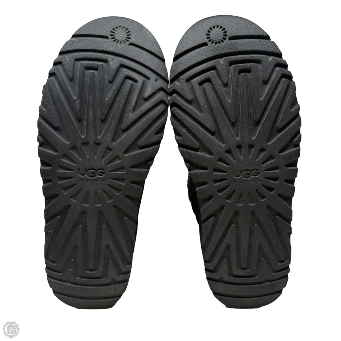 Classic Cardy Boots Designer By Ugg In Black, Size: 8